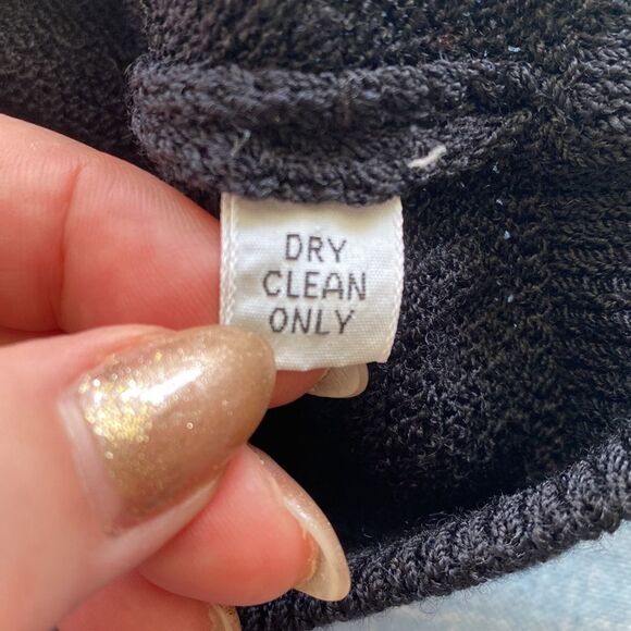 St. John by Marie Gray elegant black midi skirt size 2 - Picture 6 of 8